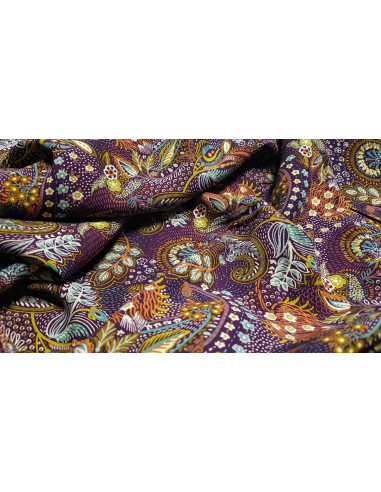 Viscose impression digitale, feuilles