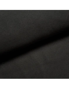 Tissu, Caban Uni, Noir Intense, Laize 140 cm, Polyester Viscose Spandex