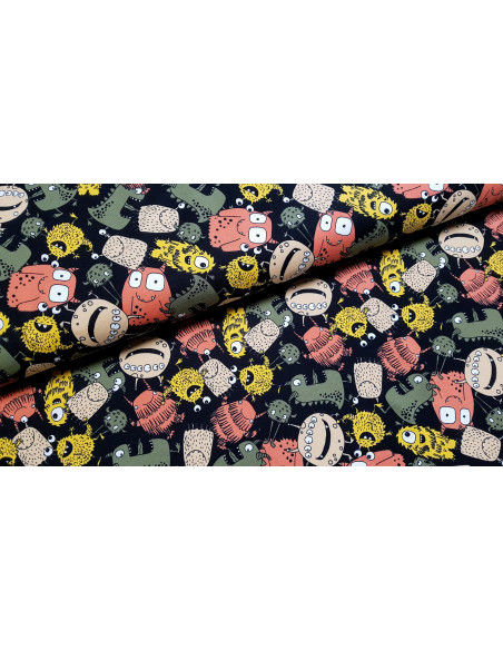 French terry monstres