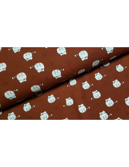 French terry chats mignons