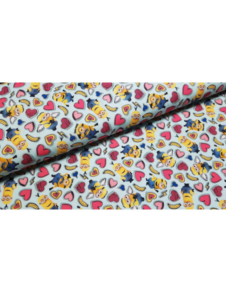 Jersey de coton, minions in love
