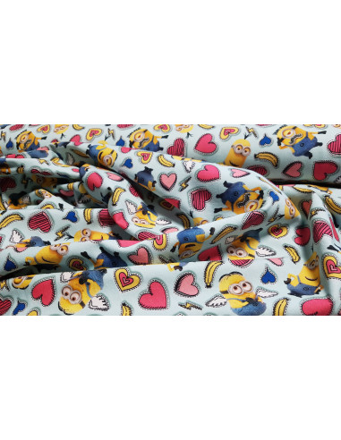 Jersey de coton, minions in love