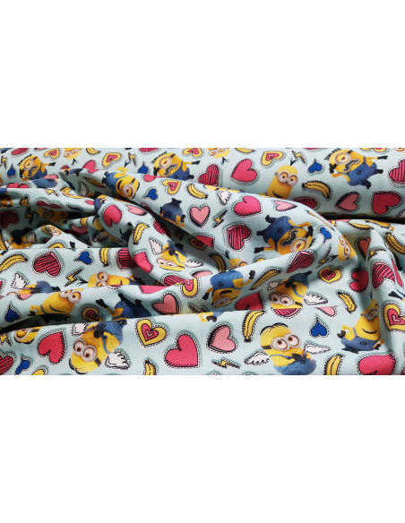 Jersey de coton, minions in love