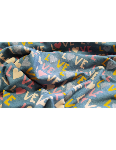 Jersey de coton, love