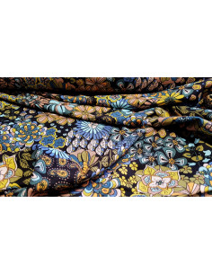 Jersey viscose fleuri 70's 2