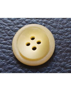 Bouton 4 trous, Ø 18 mm, vert