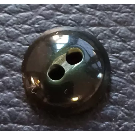 Bouton 2 trous, Ø 11 mm, vert