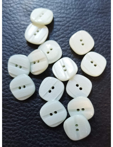 Bouton 2 trous, Ø 12 mm, vert