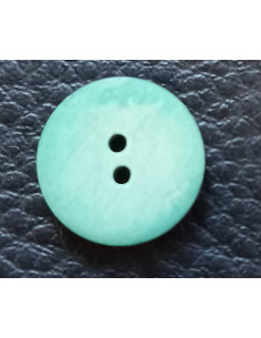 Bouton 2 trous, Ø 13 mm, vert