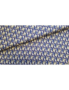 Twill viscose, géométrique