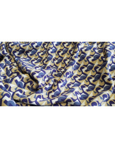 Twill viscose, géométrique 2