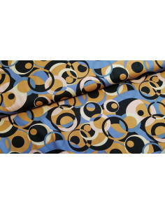 Twill viscose, 70's, violet