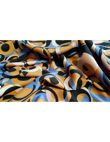 Twill viscose, 70's, violet