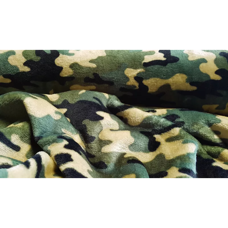 Polaire doudou, camouflage