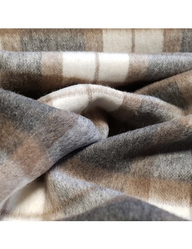 Tissu, Lainage Carreaux Brossé, Multicolore, Laize 150 cm, 30% Laine 70% Polyester