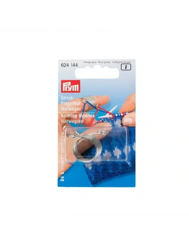 Dé à tricoter Norvégien Prym Argent 16 mm | Zephyr Tissus