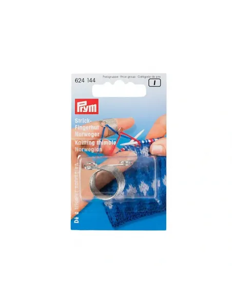 Dé à tricoter Norvégien Prym Argent 16 mm | Zephyr Tissus
