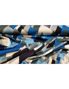 Jersey viscose, géométrique 2