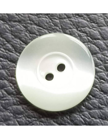 Bouton 2 trous, Ø 14 mm, vert