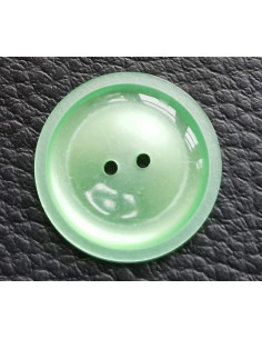 Bouton 2 trous, Ø 21 mm, vert