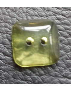 Bouton 2 trous, Ø 14 mm, vert