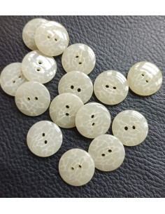 Bouton 2 trous, Ø 17 mm, vert kaki 2