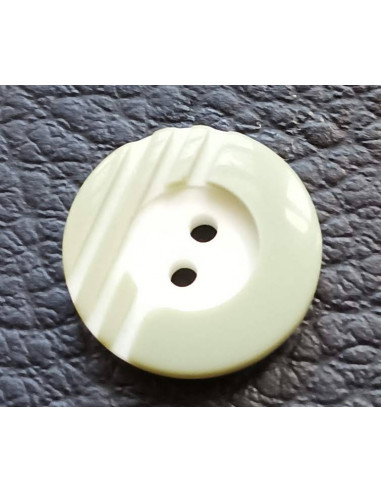 Bouton 2 trous, Ø 14 mm, vert