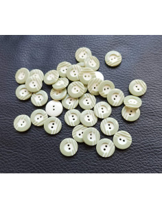 Bouton 2 trous, Ø 14 mm, vert 2