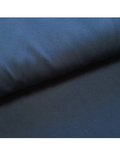 Tissu, Crêpe Uni, Bleu Marine, Laize 150 cm, 100% Polyester
