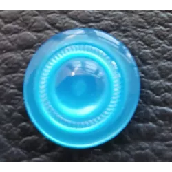 Bouton à queue, Ø 14 mm, bleu