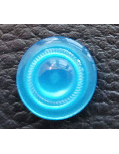 Bouton à queue, Ø 14 mm, bleu