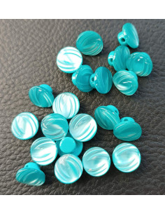 Bouton à queue, Ø 10 mm, bleu 2