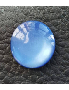 Bouton à tunnel, Ø 14 mm, bleu