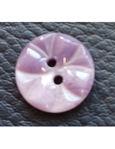 Bouton 2 trous, Ø 14 mm, violet