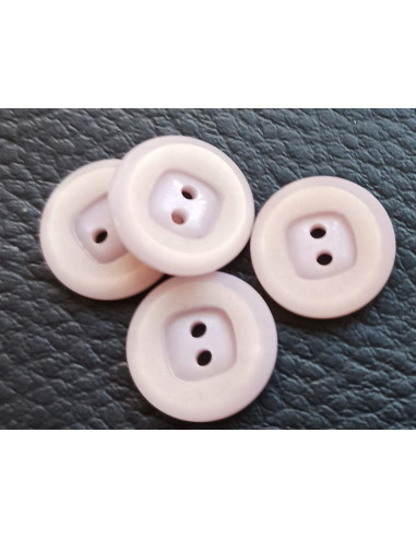 Bouton 2 trous, Ø 14 mm, violet
