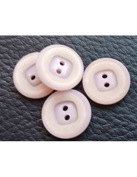 Bouton 2 trous, Ø 14 mm, violet