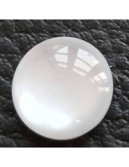 Bouton tunnel, Ø 12 mm, blanc