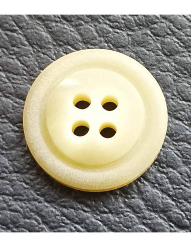 Bouton 4 trous, Ø 14 mm, vert