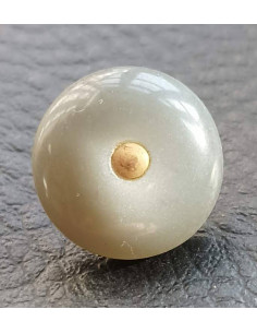 Bouton à queue, Ø 14 mm, gris