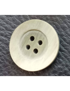 Bouton 4 trous, Ø 21 mm, vert