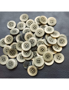 Bouton 4 trous, Ø 21 mm, vert 2