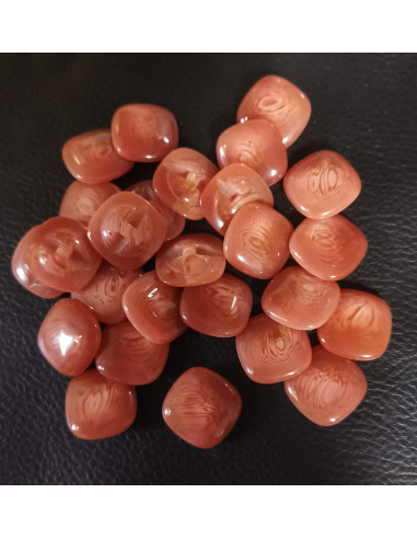 Bouton tunnel, Ø 19 mm, rose