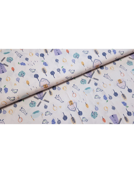 Popeline de coton, A la ferme