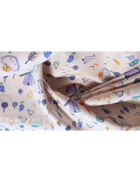 Popeline de coton, A la ferme