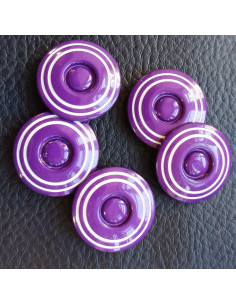 Bouton à queue, Ø 21 mm, violet 2