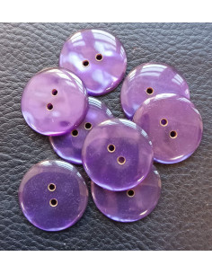 Bouton 2 trous, Ø 21 mm, violet 2