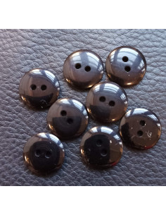 Bouton 2 trous, Ø 14 mm, violet 2