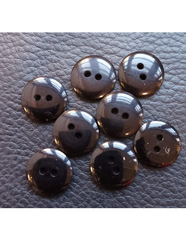 Bouton 2 trous, Ø 14 mm, violet