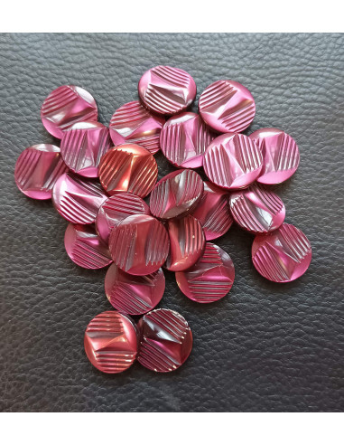 Bouton tunnel, Ø 17 mm, violet