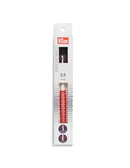Crochet ergonomique Prym, 16 cm, Ø 3,5 mm | Zephyr Tissus
